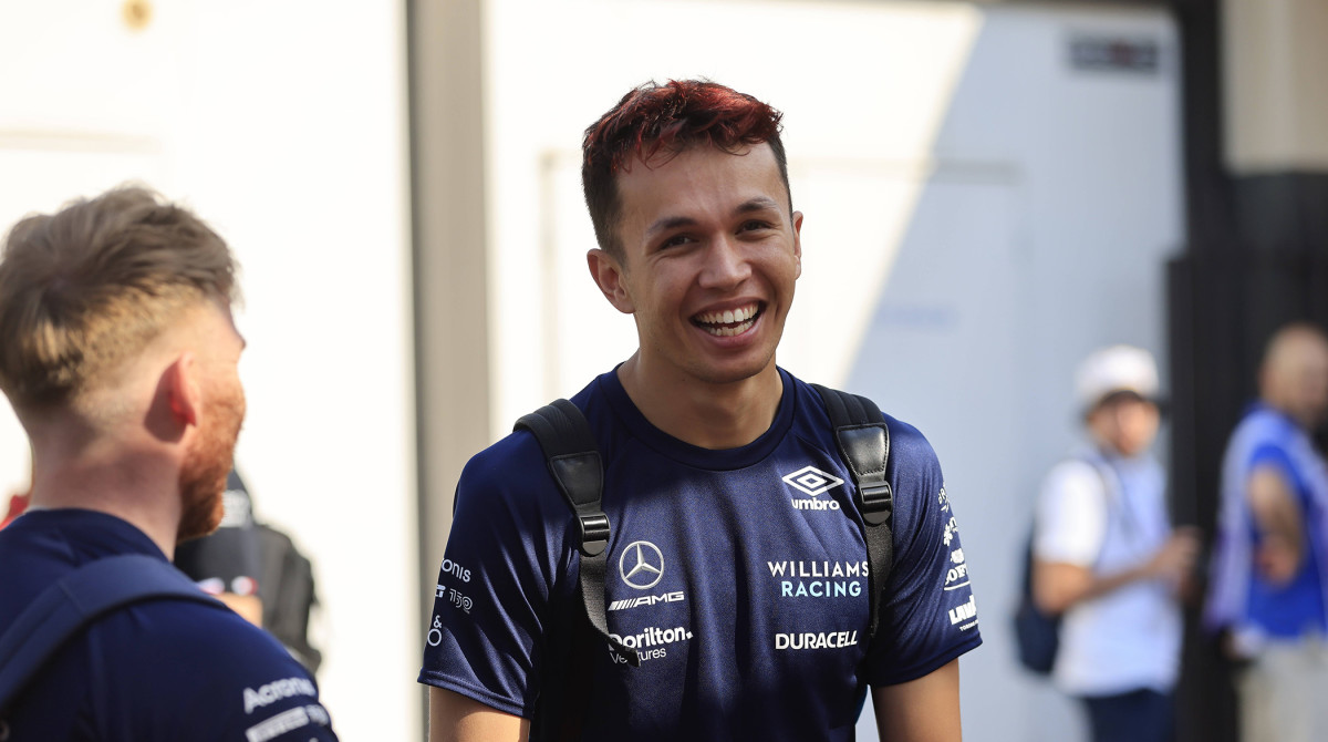 Alex Albon at French Grand Prix qualifying